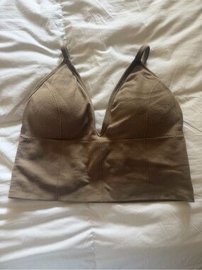 Mocha Longline Seamless Stretch Bralette